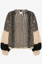 Noella - Liana Knit Cardigan - Cream/Black