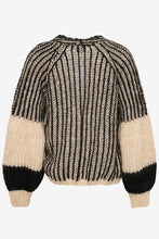 Noella - Liana Knit Cardigan - Cream/Black