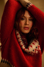 One Collective - Tana Argyle Jumper - Red