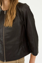 Pieszak Lanni Leather jacket - Black coffee