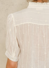 M.A.B.E Dacy Emb Top - Ecru