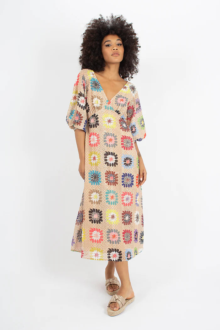 princess polly baby blue dress Ghospell Gloria Sequin Knit Midi Dress – Sister Jane main image 1