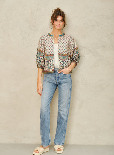 M.A.B.E Devi Print Jacket - Multi