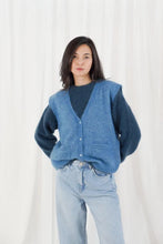 TWNS - Castlerock Sleeveless Cardigan - Steel