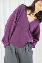 TWNS - Anacapa Cardigan - Aubergine