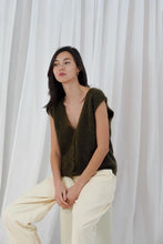 TWNS - Castlerock Sleeveless Cardigan - Military