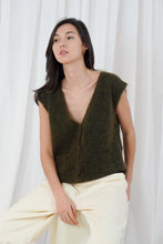 TWNS - Castlerock Sleeveless Cardigan - Military