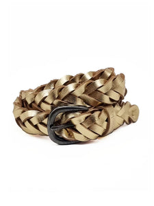 Nooki Dallas Woven Belt Gold