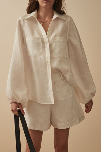 Sancia Ellie Shirt - White