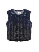 Nooki - Edelweiss Faux Fur Gilet - Black