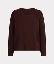 EsQualo - Cable Knit Sweater - Merlot