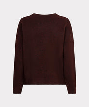 EsQualo - Cable Knit Sweater - Merlot