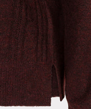 EsQualo - Cable Knit Sweater - Merlot