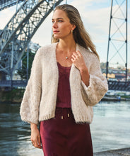 EsQualo - Balloon Cardigan Sleeve - Biscuit