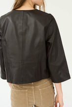 Pieszak Lanni Leather jacket - Black coffee
