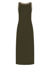 Nooki Finch Jersey Dress - Khaki