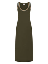 Nooki Finch Jersey Dress - Khaki