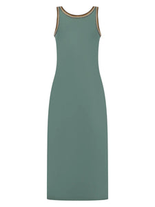 Nooki Finch Jersey Dress - Seafoam