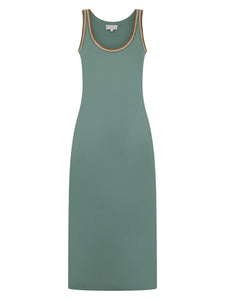 Nooki Finch Jersey Dress - Seafoam