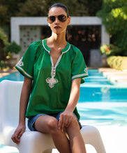 Rose & Rose - Short Sleeve Top - Fox Green