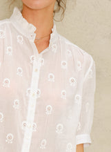 M.A.B.E Frani Emb Top - White