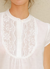 M.A.B.E Freya Lace Top - White
