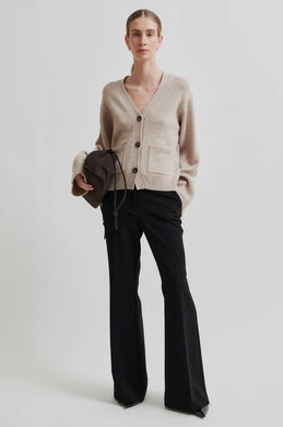 Second Female - Fique Flared Trousers - Black
