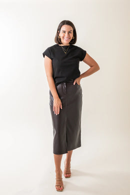 SUNCOO - Frida Skirt - Prune