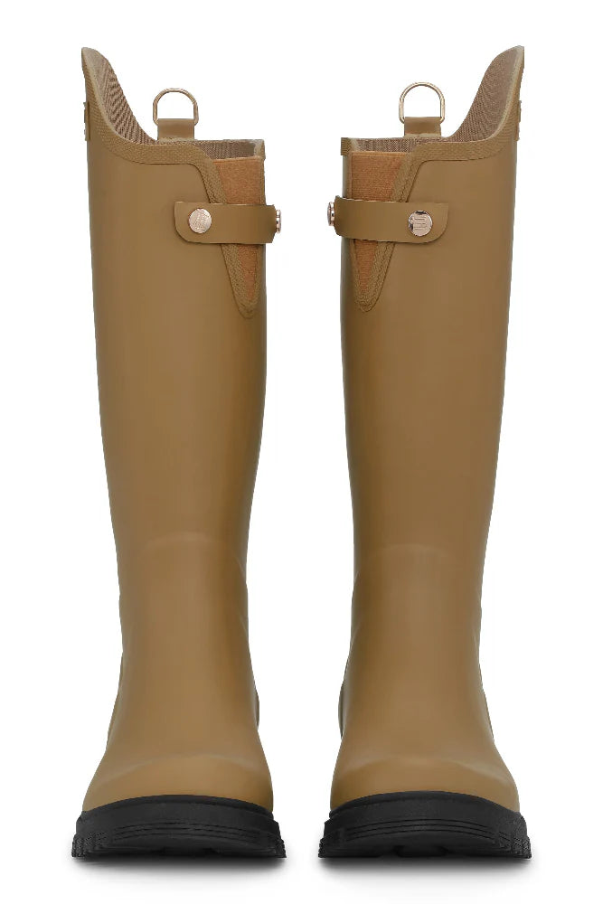 Ilse Jacobsen - Asymmetric Wellington Boots (Rub Swift 02) - Mocca