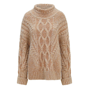 One Collective - Annecy Cable Knit Jumper - Spice