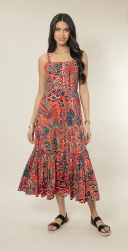 Nooki Brannon Dress - Red Mix