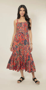 Nooki Brannon Dress - Red Mix