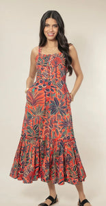 Nooki Brannon Dress - Red Mix