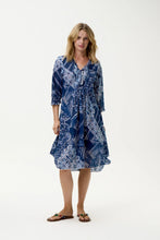 One Season - Middy Poppy - Mandala - Navy