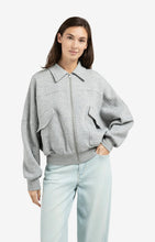 YAYA - Zipped Sweat Jacket - Grey