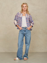 M.A.B.E - Della Print Jacket - Blue/Pink