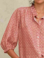 M.A.B.E - Cassia Print Long Sleeve Top - Pink
