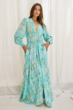 Sophia Alexia - St Tropez Maxi Dress - Aqua Pebbles