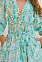 Sophia Alexia - St Tropez Maxi Dress - Aqua Pebbles