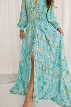 Sophia Alexia - St Tropez Maxi Dress - Aqua Pebbles