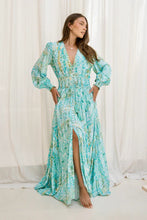 Sophia Alexia - St Tropez Maxi Dress - Aqua Pebbles