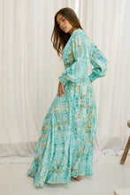 Sophia Alexia - St Tropez Maxi Dress - Aqua Pebbles