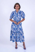 New Day Originals - Safari Shirt Dress - Botanical Blue