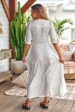 Jaase - Sol Embroidered Indiana Maxi - White