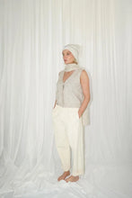TWNS - Castlerock Sleeveless Cardigan - Mottled Beige