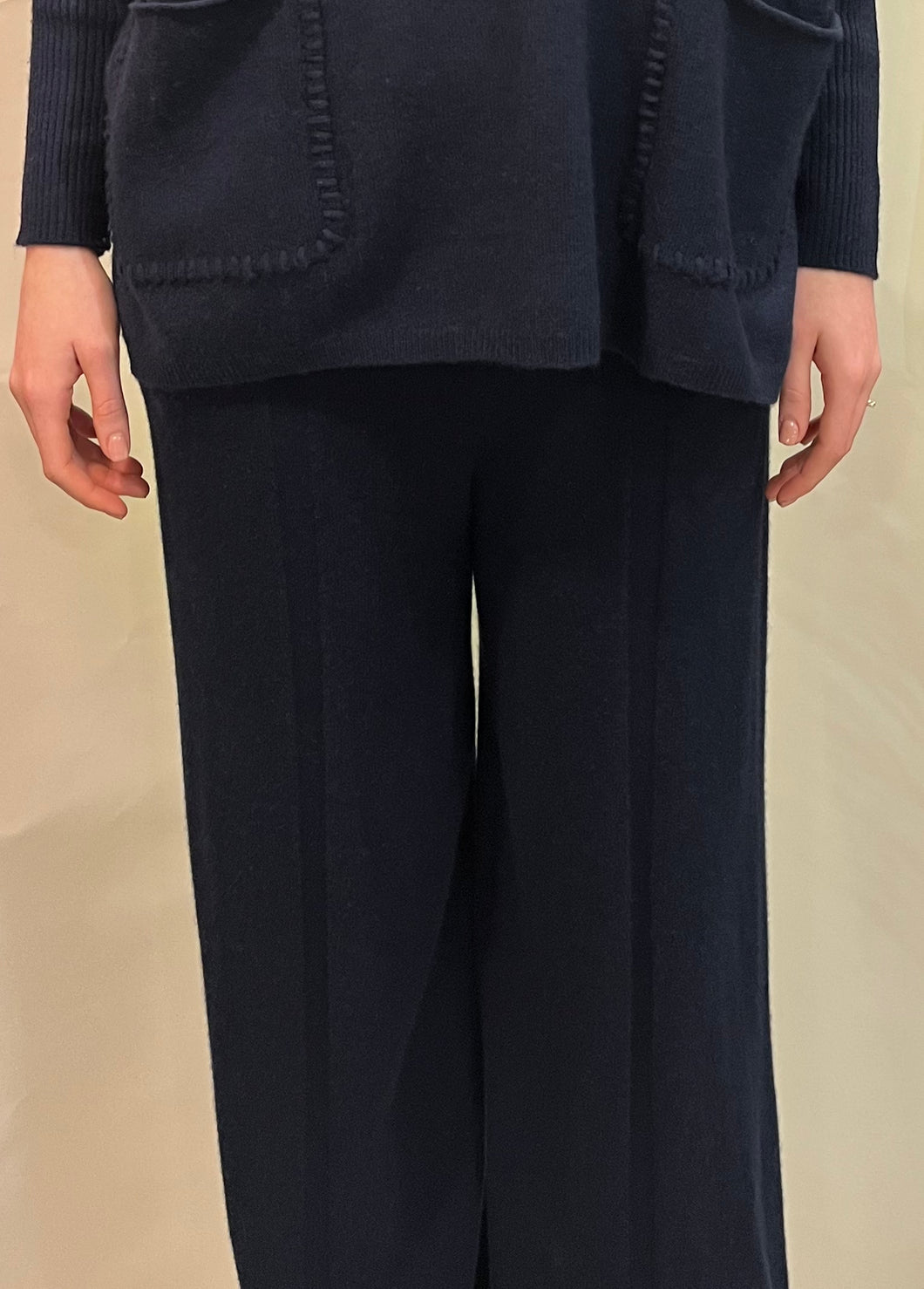 NOTSHY Zofia Cashmere Trousers- Marine Blue