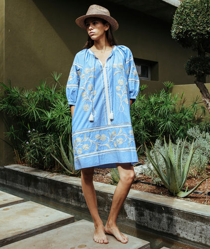 Rose & Rose Chiswick Dress - Blue