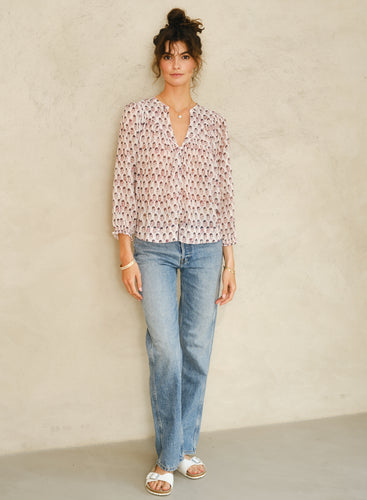 M.A.B.E Kiki Print Top