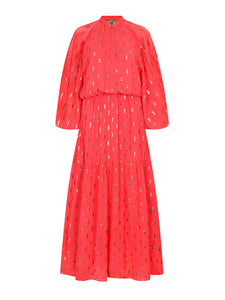 Stardust Leo Maxi Dress Raspberry Confetti