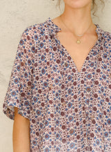 M.A.B.E Lexi Print Gathered Top - Multi